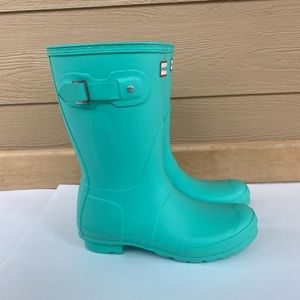 Hunter Boots Short Matt Sea Foam Green